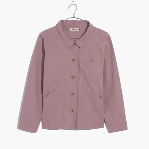 Madewell Warren jacket m/l bust 38 lavender color - Picture 4 of 6